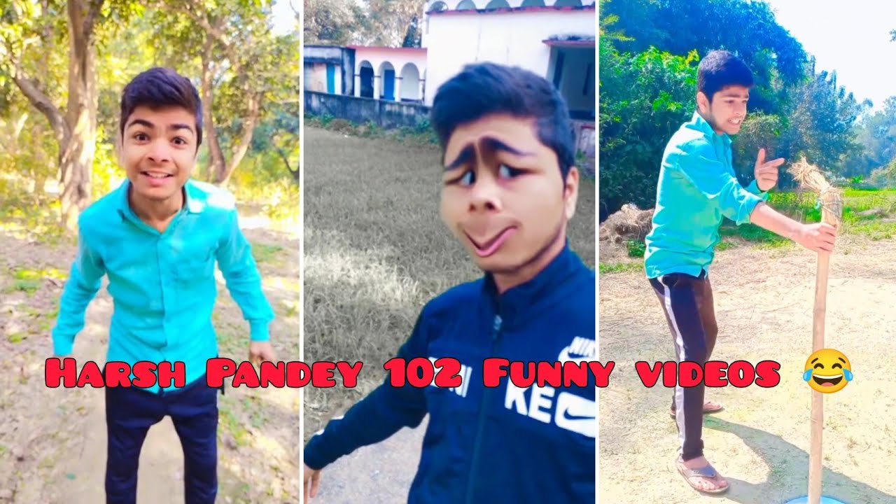 Harsh Pandey 102 funny videos 😂 | harsssh | short videos - YouTube