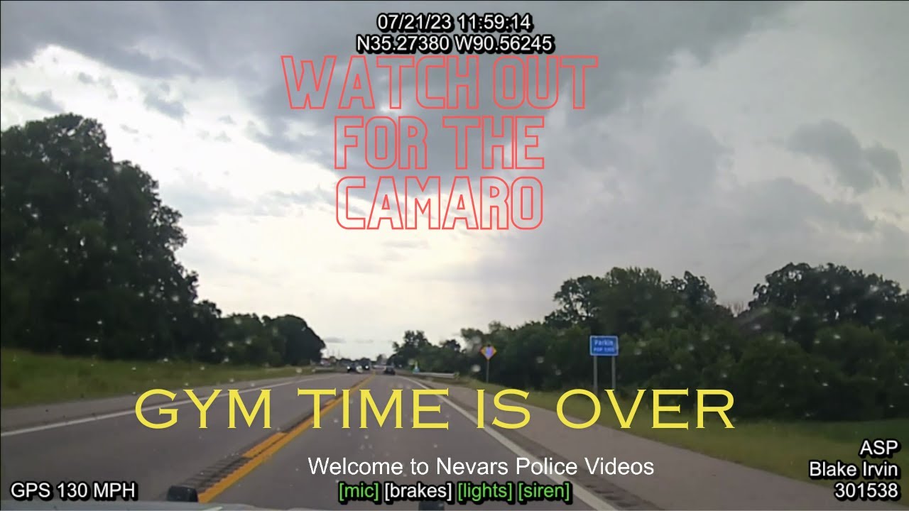 Dash Cam Madness: Arkansas State Police in a 130mph High-Speed Chase ...