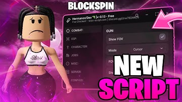 🔥 BlockSpin SCRIPT | ATM Auto Farm, Aimbot, ESP !! (NEW)