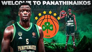 Moustapha Fall ☘️ Welcome to Panathinaikos! 🟢⚪ EuroLeague Highlights