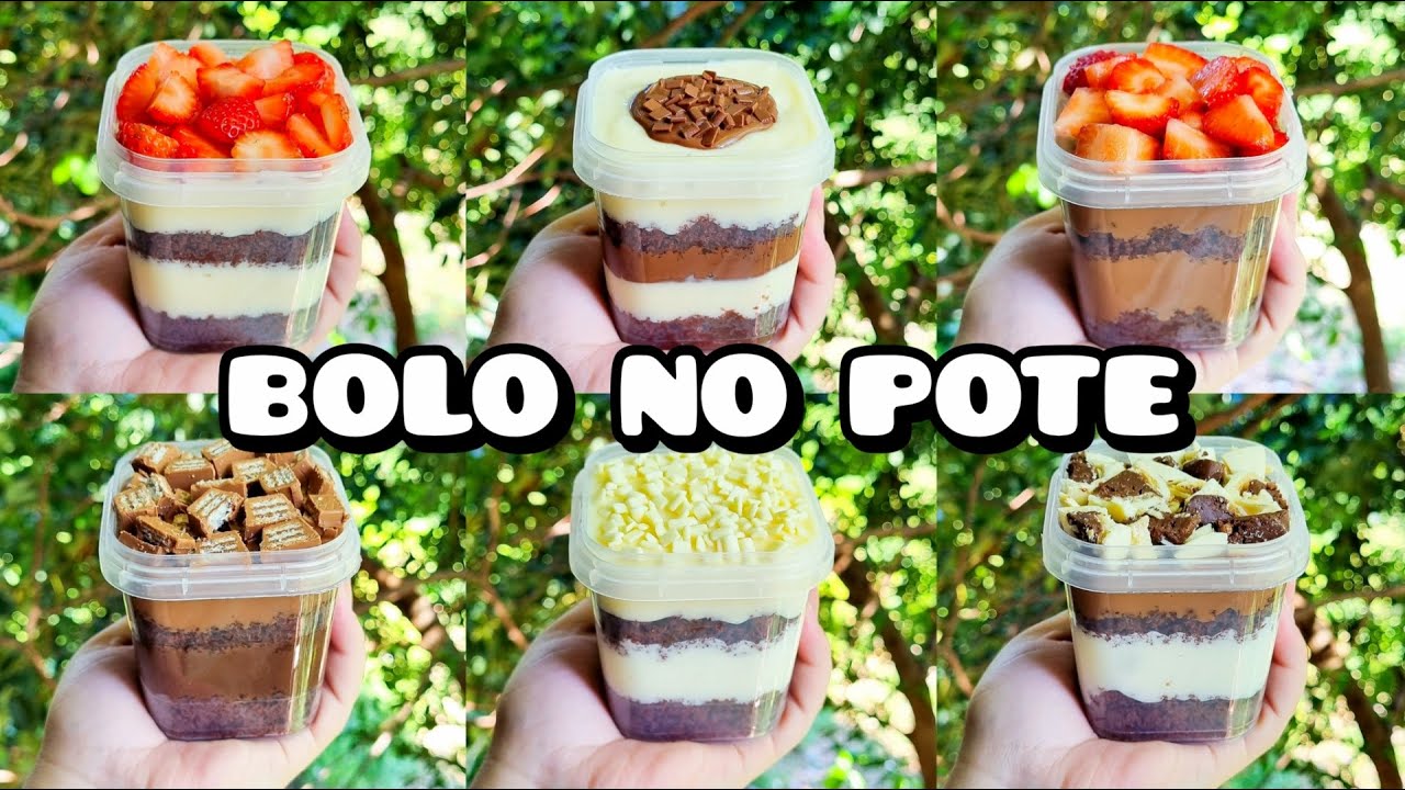 MONTAGEM DOS MEUS BOLOS NO POTE - Delivery de Doces