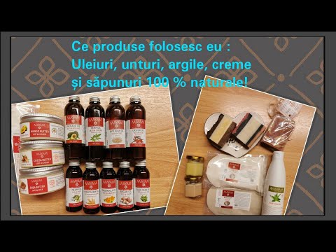 Ce produse naturale am și cum le folosesc! Uleiuri, unturi, argile pentru păr, ten și corp