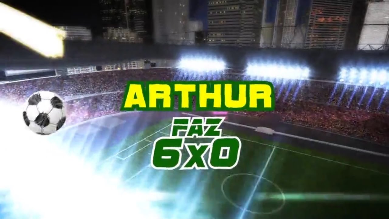 Convite em Vídeo Digital Animado Futebol Jogo Copa