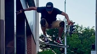 💜Switch Frontside 180 💥🔨@BooniesHQ #skateboarding #switch180 