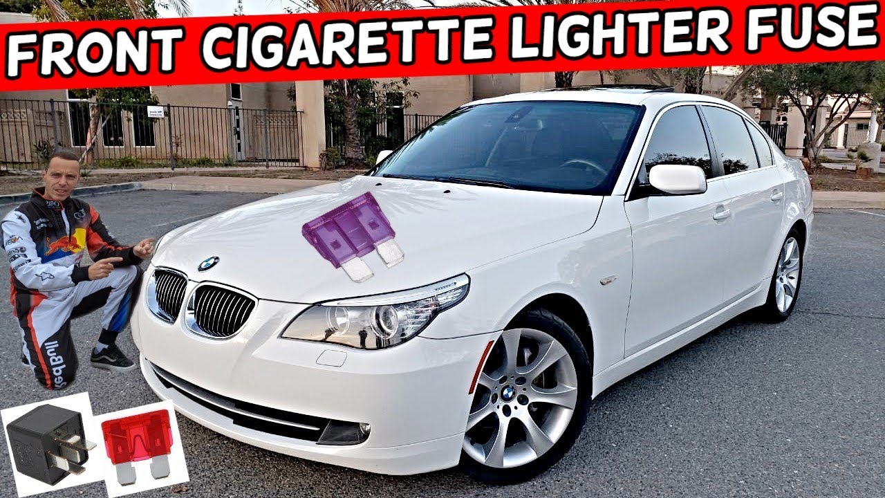 bmw 5 series cigarette lighter not working BMW E60 E61 FRONT CIGARETTE LIGHTER FUSE 525i 528i 530i 535i 540i 550i 520i  523i 520d 525d 530d 535d