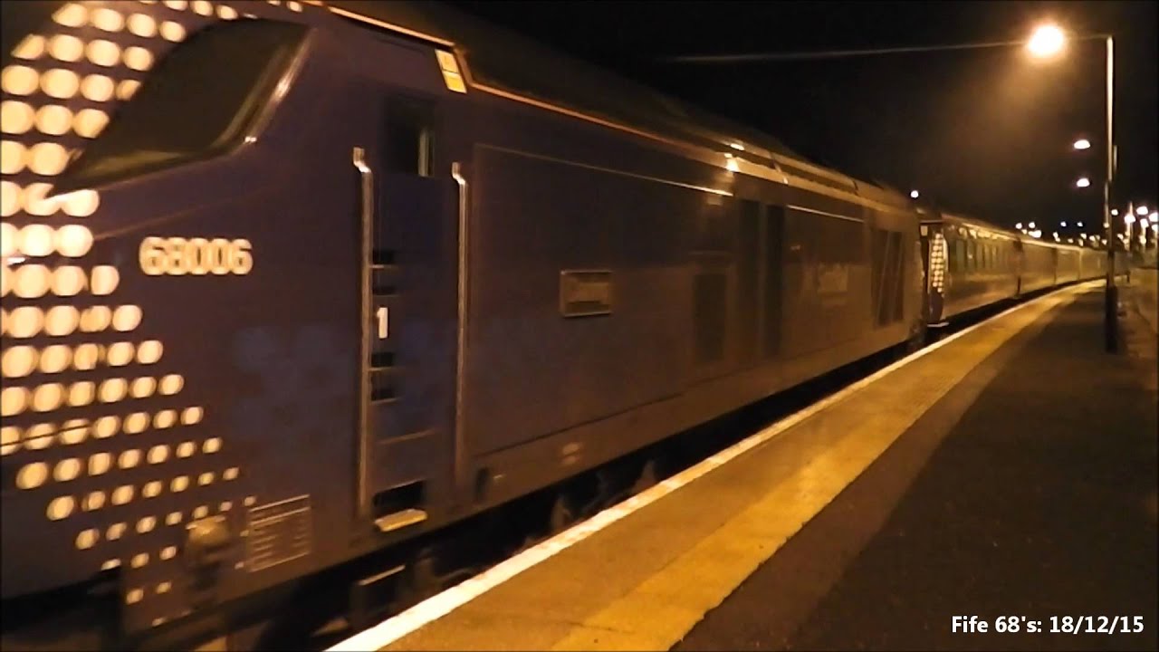 Extra Class 68 Fife Loco Hauls | Saltire 68006 & 68007 + Saltire Coaches