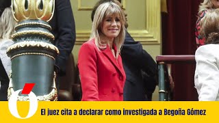 El juez cita a declarar como investigada a Begoña Gómez