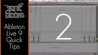 Ableton Live 9 Quick Tips - Show/Hide Windows in Live with Shortcuts