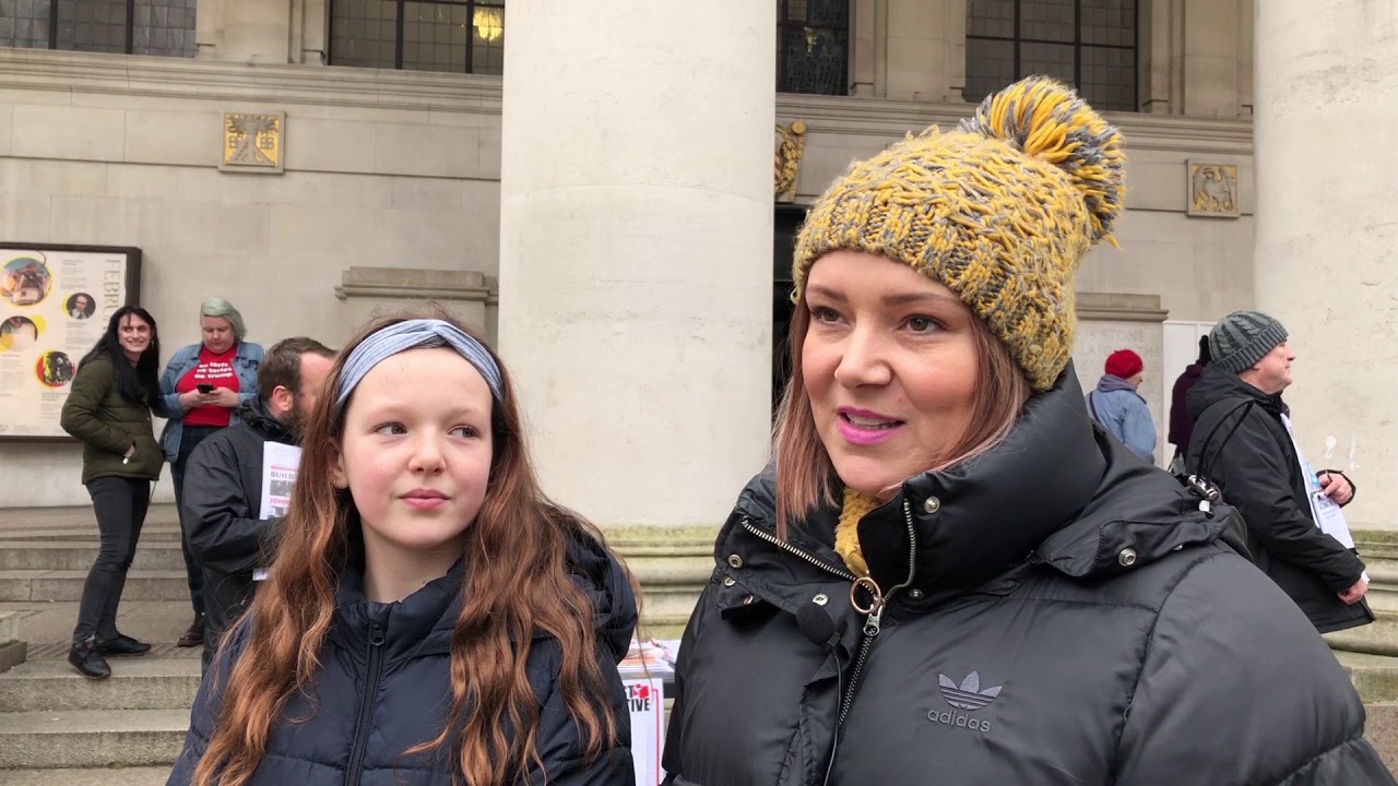 Valentines Climate Strike in Manchester - YouTube