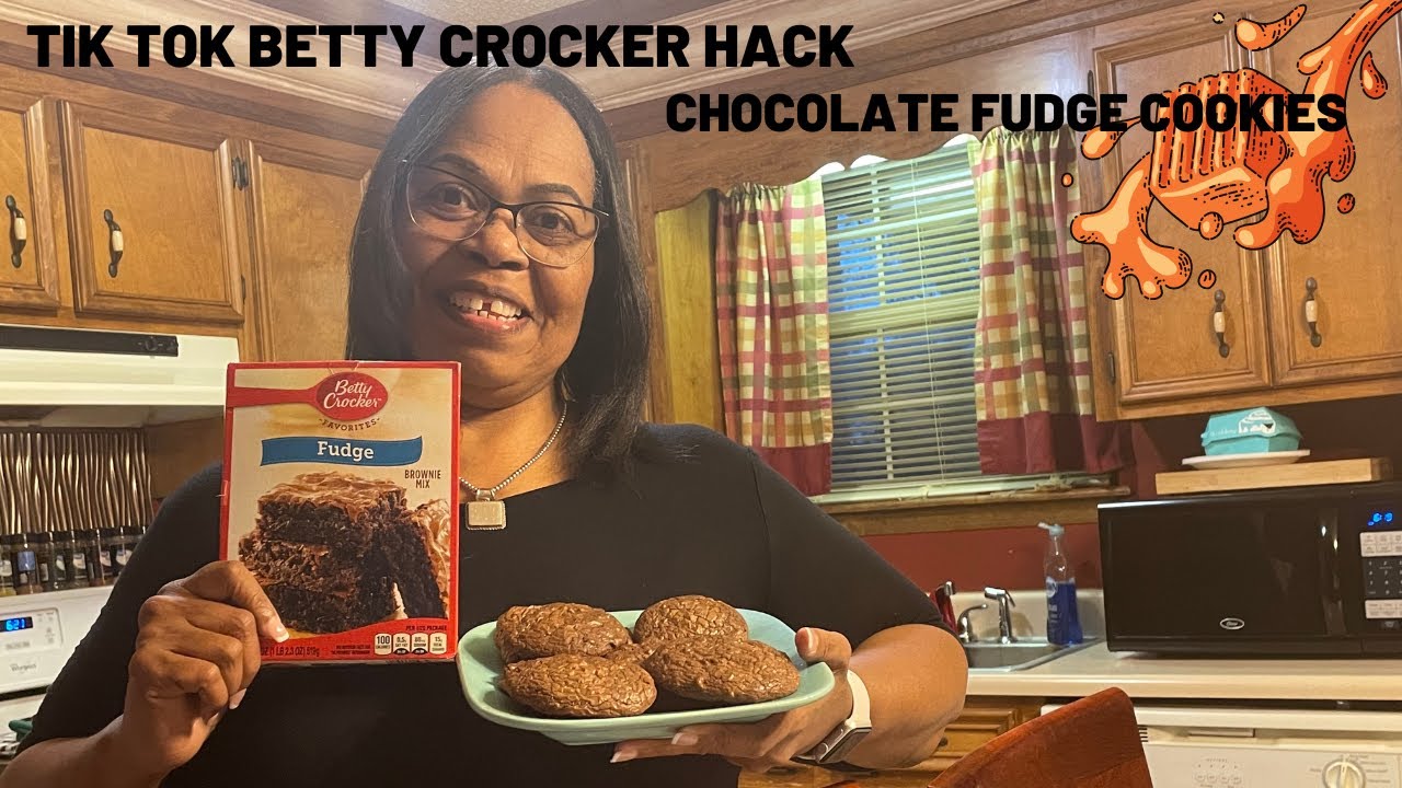 Tik Tok Betty Crocker Brownie HACK amazing goodeats easypeazy 