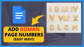 How to Add Roman Page Numbers in Google Docs | Easy Tutorial