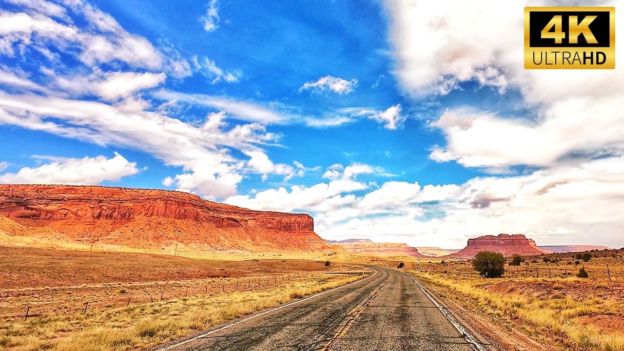 Stunning Flagstaff to Monument Valley, Utah Scenic Drive | 4K Driving adventure