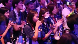 サッカー日本代表Ｗ杯出場決定！大阪でパブリックビューイング
