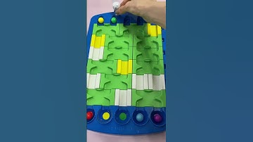 Building Blocks MarbleRun Logic Game ASMR #shortsHalo❤️Namaste❤️