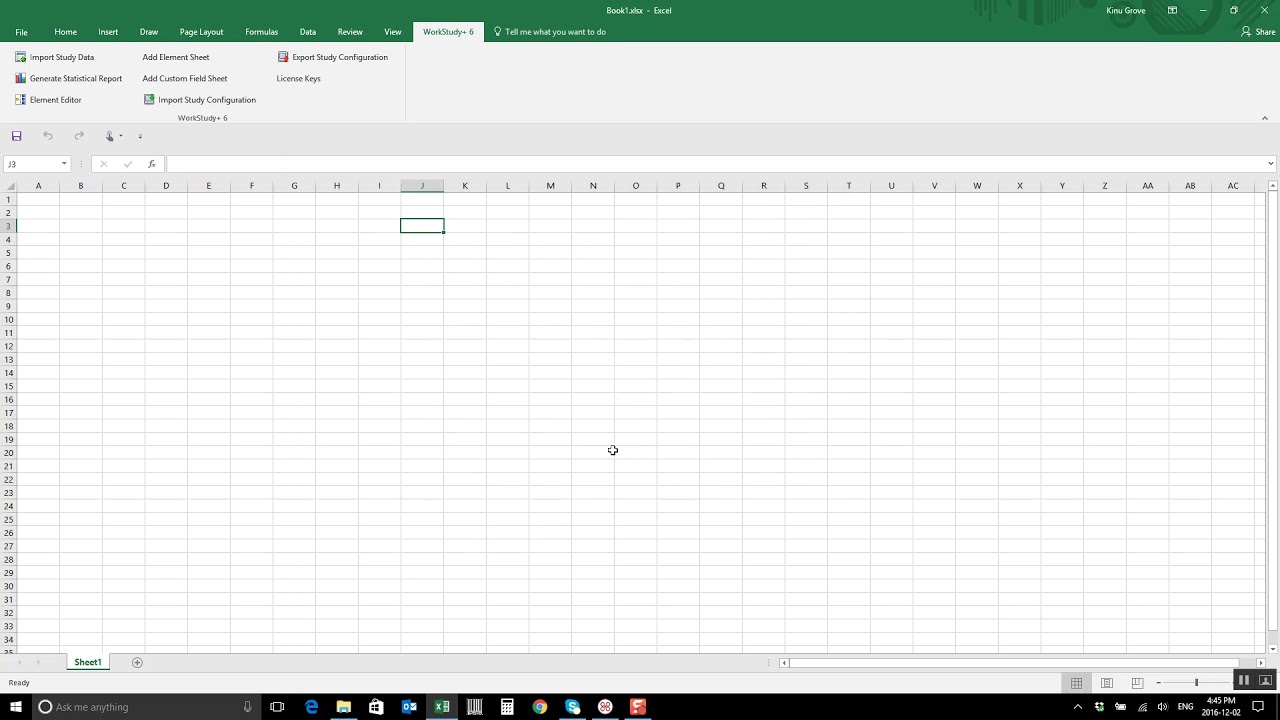 workstudy 6 time study software excel add in installation youtube