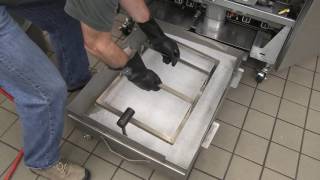 Filter Pan Preparation for a Decathlon Fryer