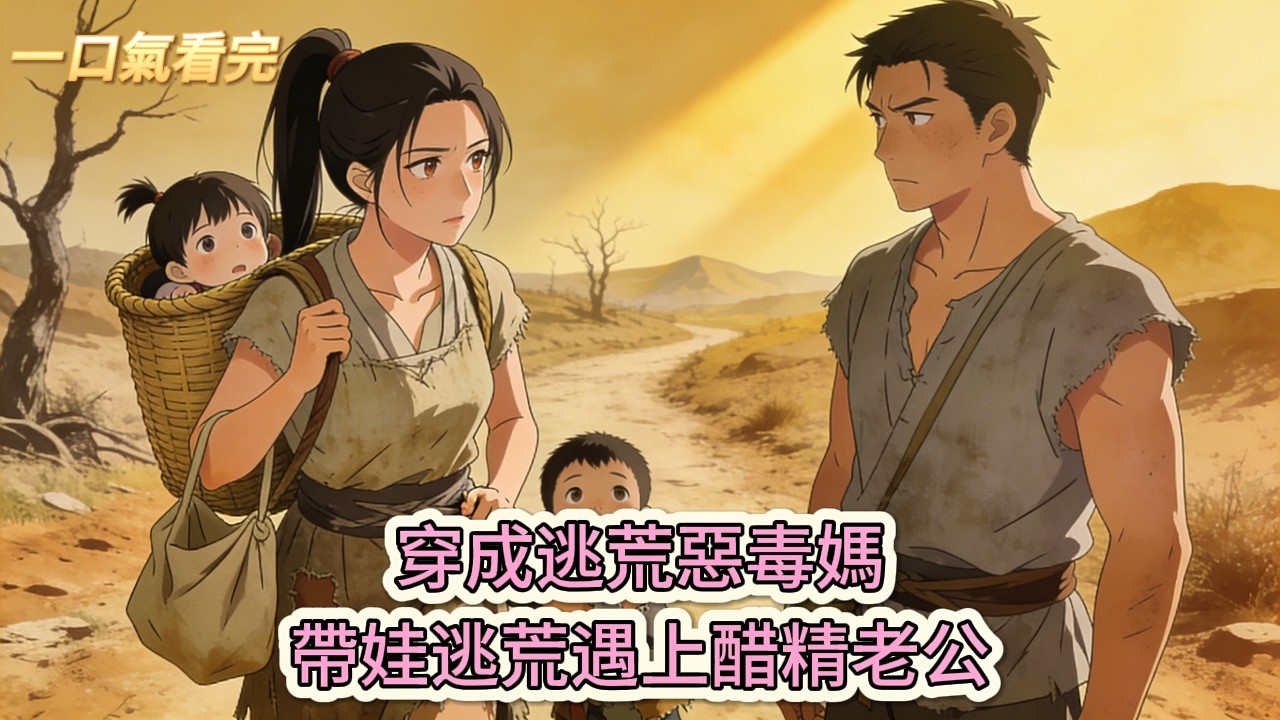 完结小说💕《夫妻同穿古代，我是寡婦你有妻兒》穿成逃荒惡毒媽，帶娃逃荒遇上醋精老公#推文 #小说 #悠悠书屋