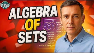 Algebra of Sets in One Video – From Identity to De Morgan’s Law!