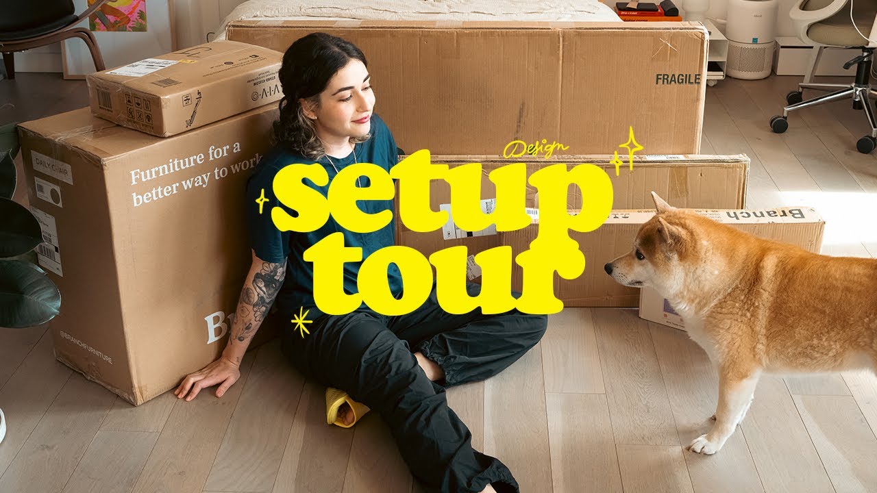 minha rotina morando no brooklyn, montando meu setup produtivo