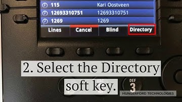 How to Transfer a Call Using Directory on a Polycom VVX 411
