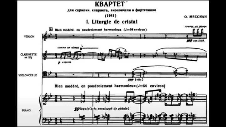 Messiaen, Olivier (1940-1941): Quatuor pour la fin...