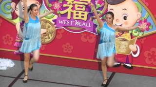12 CNY show, 'quick dress changing ' @ West Mall 230116