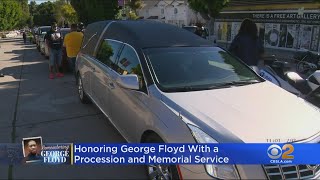 Four Funeral Processions Being Held For George Floyd Monday Across LA