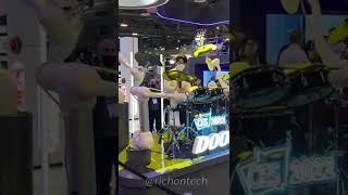 Robot jam session on the drums!