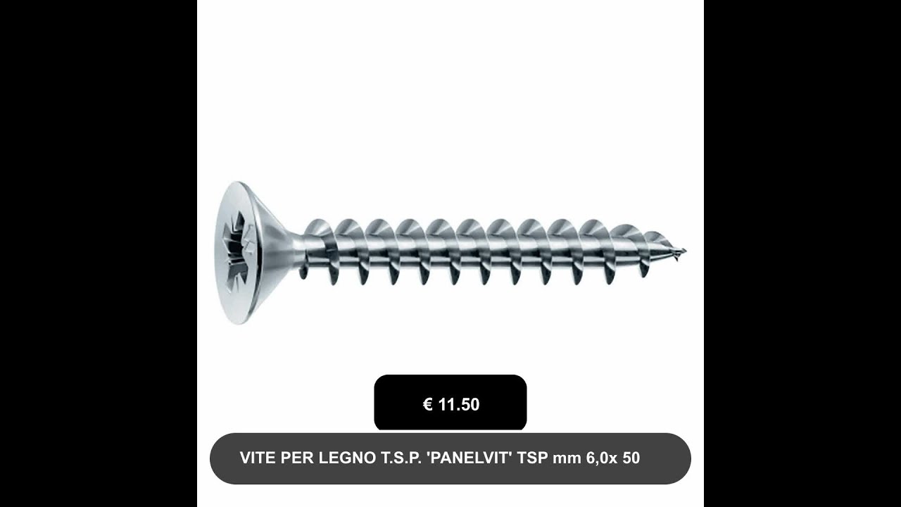 Wkręt-Met Viti a testa piatta Torx TX 6 x 160 mm, viti per legno con