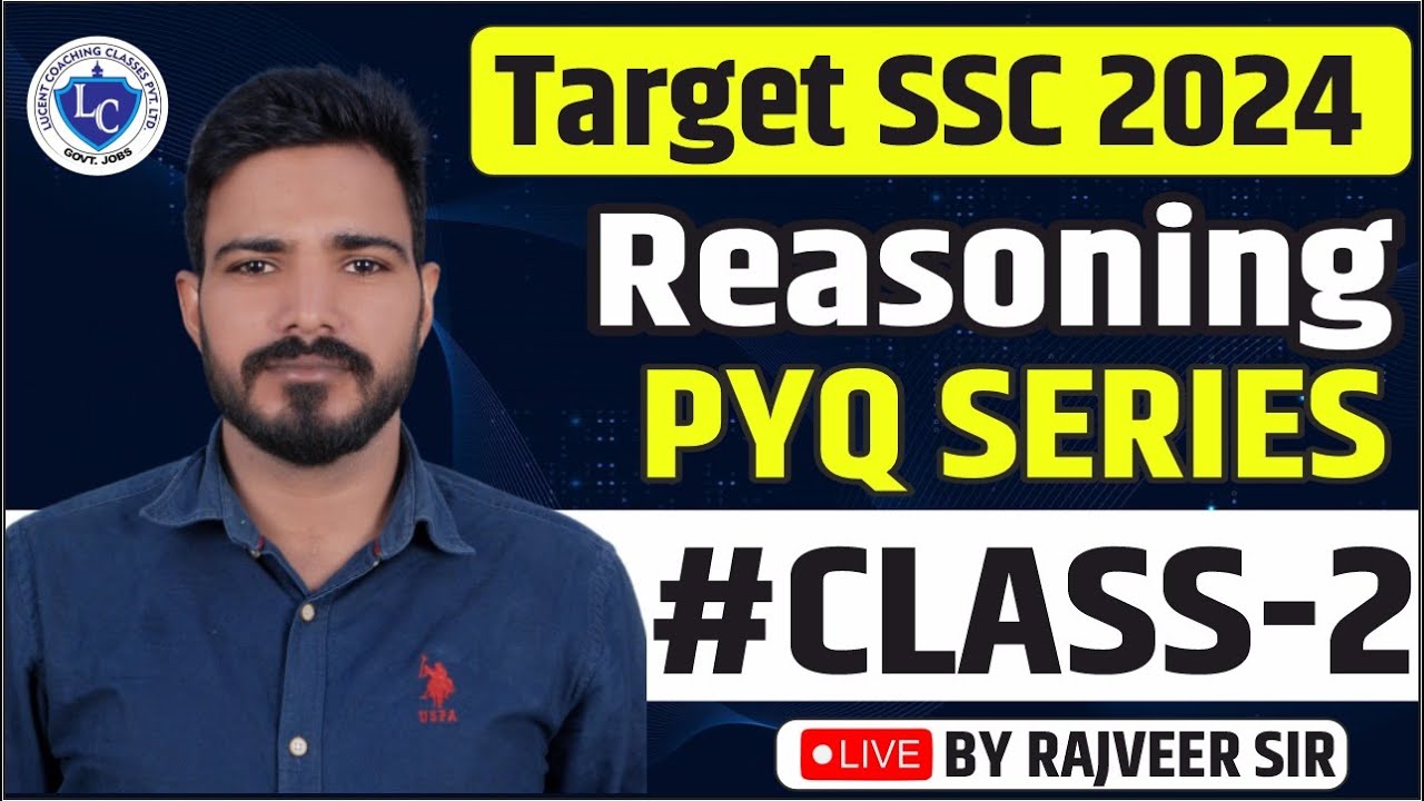 reasoning-ssc-cgl-chsl-reasoning-pyq-by-rajveer-sir-youtube