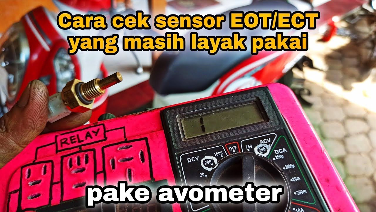 Cara Mudah Mengecek Kondisi Sensor EOT/ECT Scoopy fi/Beat fi Layak ...