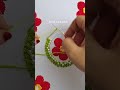cute embroidery flower try this design #handembroidery #embroiderylover #shortsvideo
