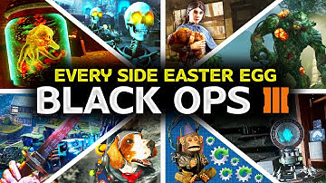 EVERY SIDE EASTER EGG IN BLACK OPS 3 ZOMBIES!!!