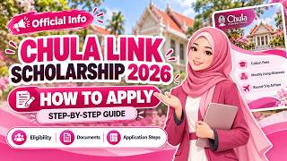 Details Chula LINK Scholarship 2026 | How to Apply Step by Step | Chulalongkorn University Guide