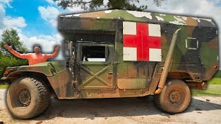 I Bought a Retired Humvee AMBULANCE and Deep Water Tested it!!