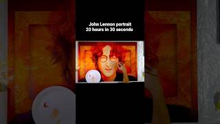 John Lennon portrait. 20 hours in 30 seconds. #johnlennon #thebeatles #art #artist #shorts