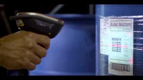 Présentation du lecteur codes barres filaire industriel Intermec SR61