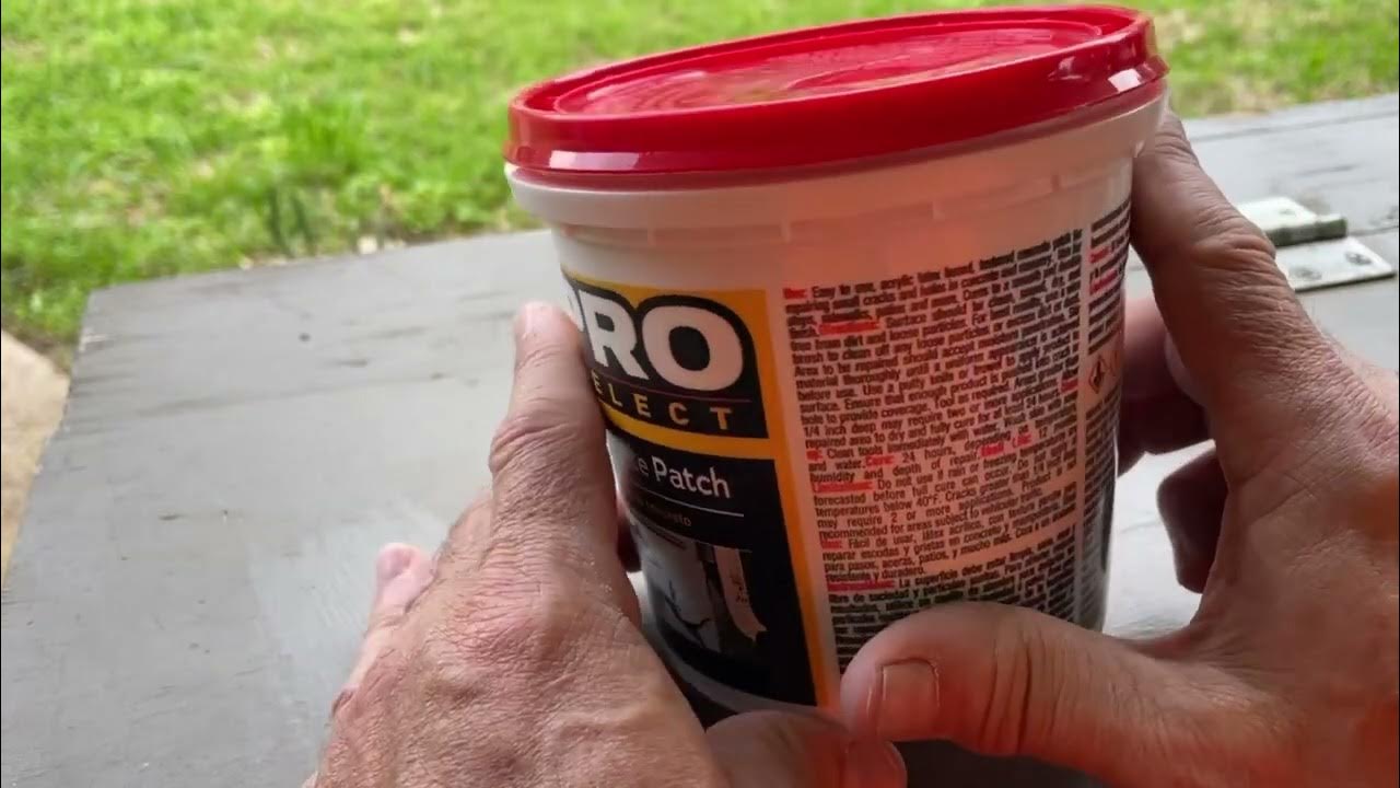 How Long Does Dap Ready Mix Concrete Patch Take To Dry