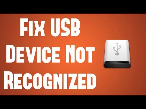 How to Fix USB Device Not Recognized - USB Not Working? - YouTube