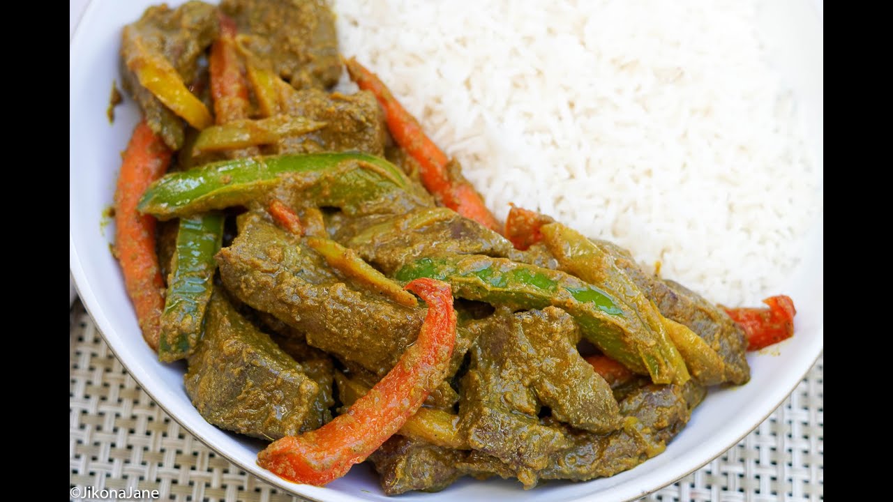 Maini makavu ya kukaanga na mbogamboga