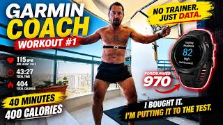Garmin Coach Replaces a Personal Trainer. Forerunner 970. Workout #1