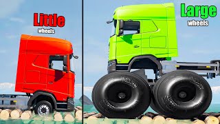 Large vs Little Wheels #34  Beamng drive