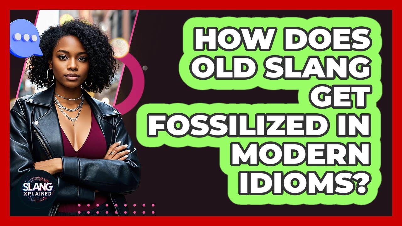 How Does Old Slang Get Fossilized In Modern Idioms? - SlangXplained ...