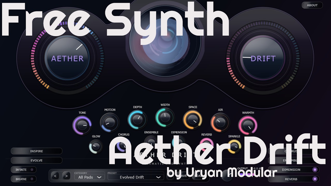 Free Synth - Aether Drift by Uryan Modular (No Talking) - YouTube