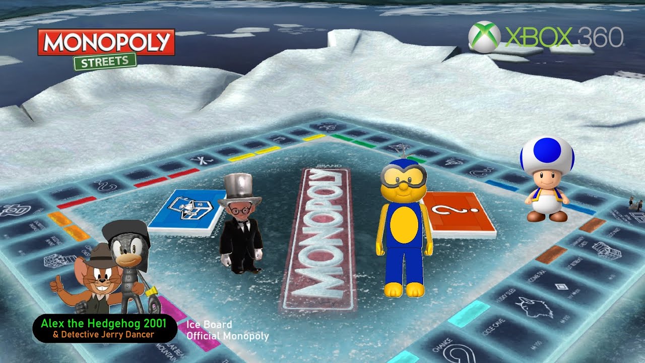 Monopoly Streets (XBOX 360) - Ice Board, Official Monopoly