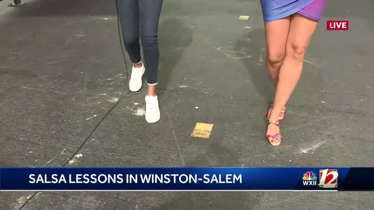 Winston-Salem dance instructor shows how to salsa