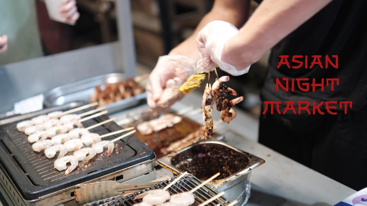 Asian food festival in Vladivostok/ ASIAN NIGHT MARKET foodvlog 