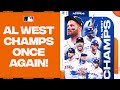 Defending their title! The Astros CLINCH AL West and head BACK to the postseason! (2023 highlights)