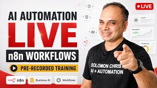 AI Automation Training Live, n8n Workflows & Business AI