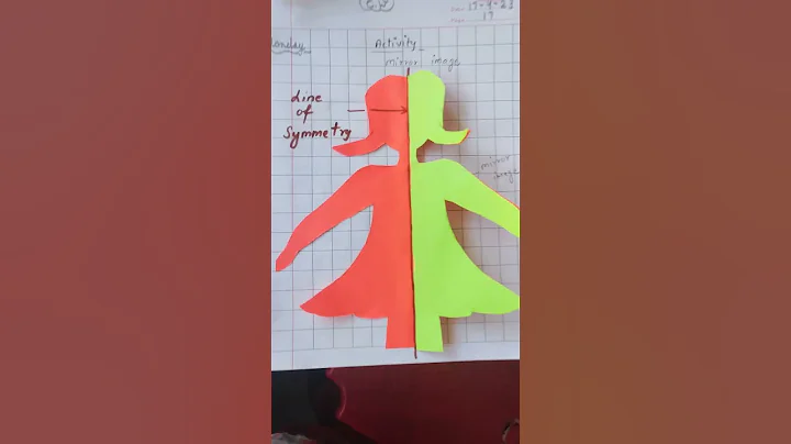 Fun activity # Mirror Halves image #Symmetry#Paper folding #Class3#KVDharamshala23-24